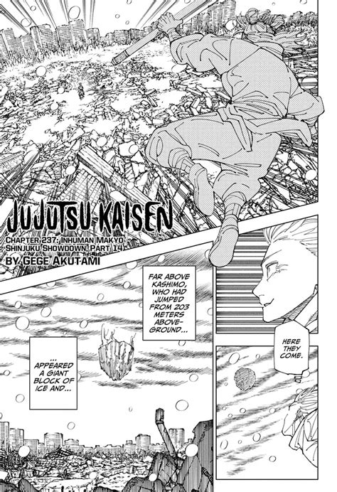 jjk chapter 237 release date|When Does Chapter 237 of the Jujutsu Kaisen Manga。